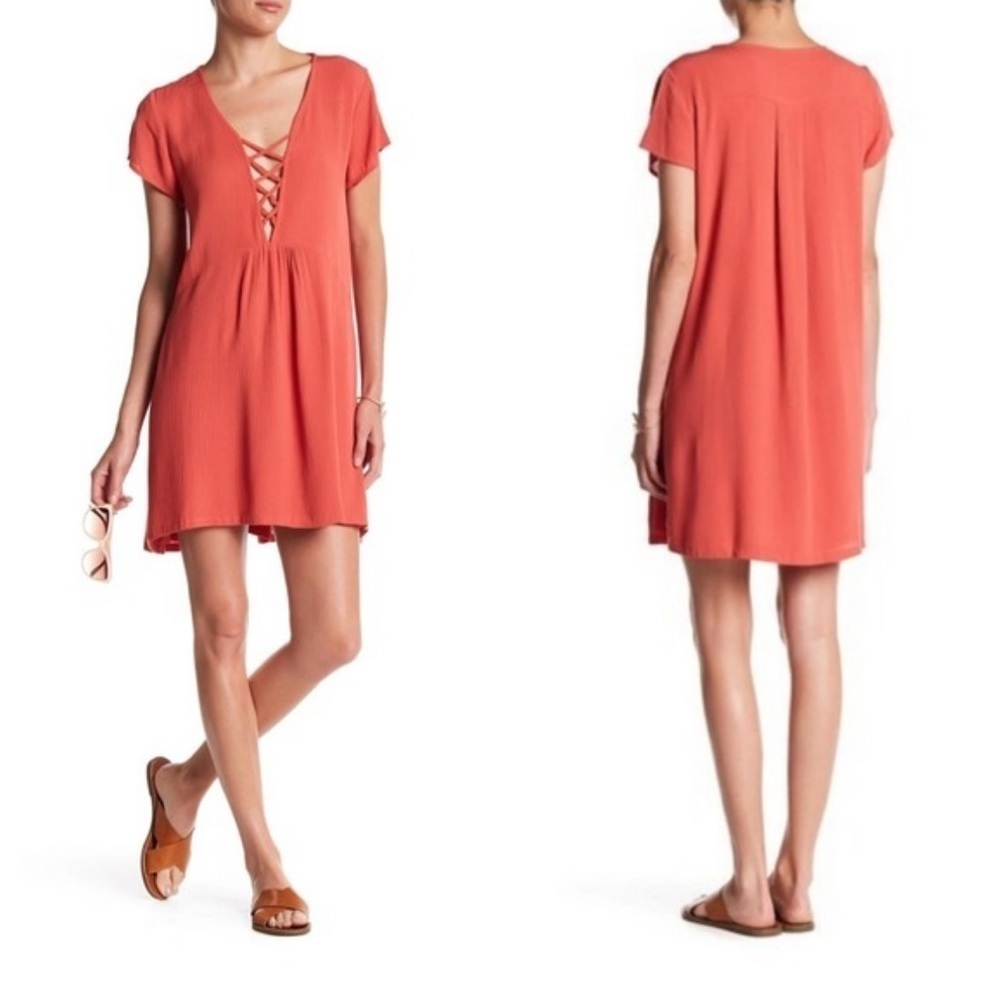 Amuse Society Women’s Ludlow Babydoll Dress, size small